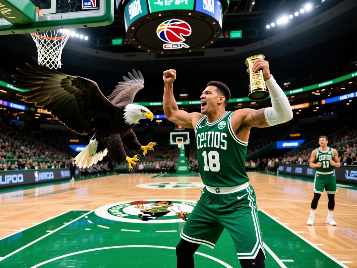 老鹰战胜凯尔特人获得胜利  第2张